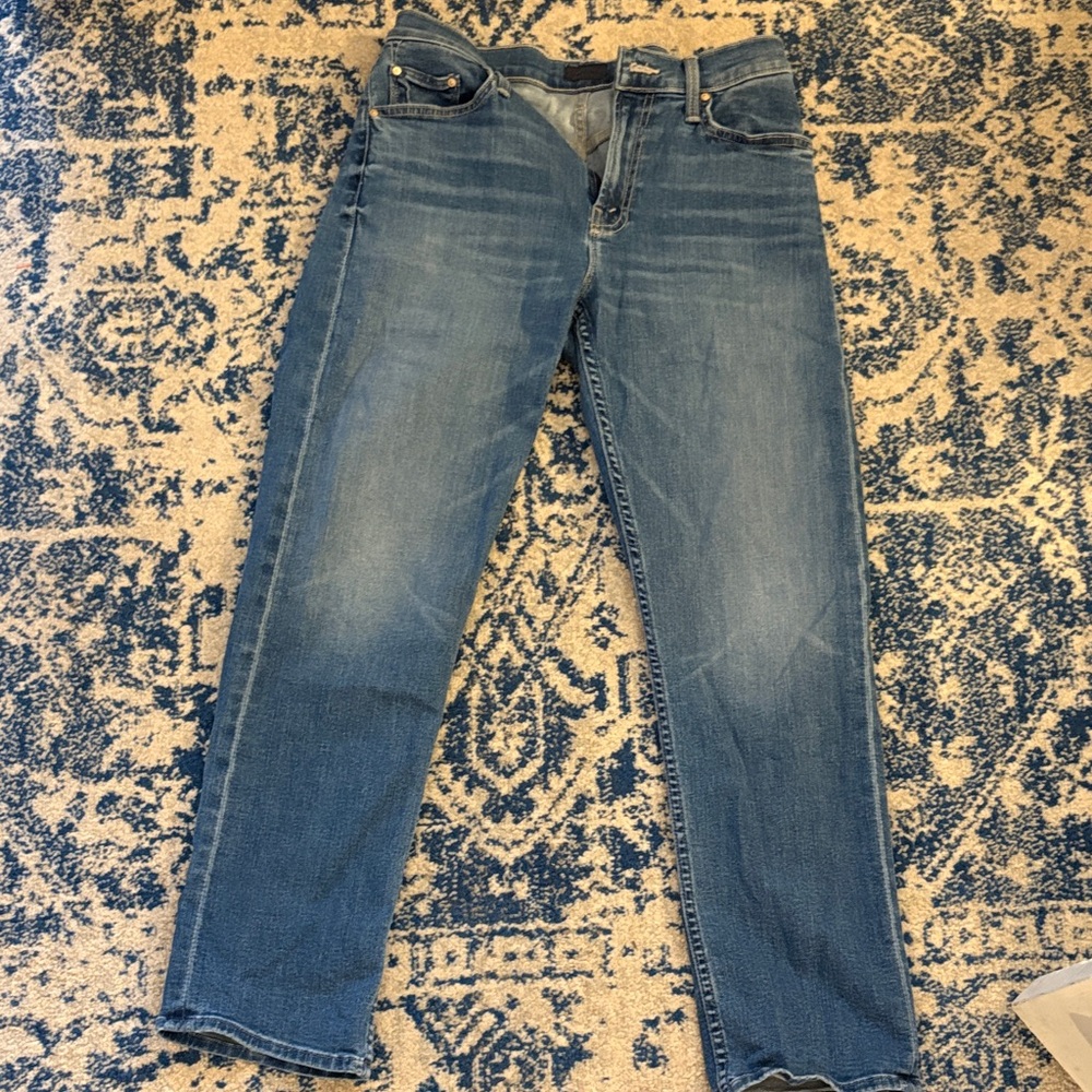 MOTHER Jeans Mid Rise Rider Ankle - Picture 4 of 6